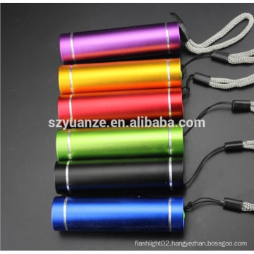 Hand-held colourful gift LED Flashlight